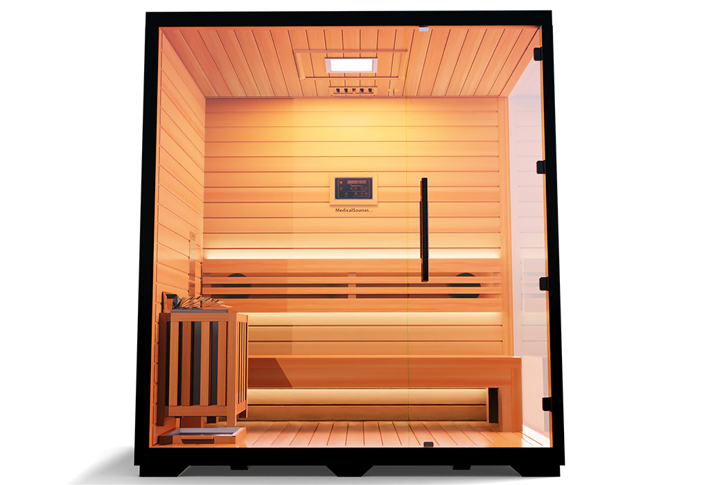 Traditional 7™ 3-4 Person Authentic Dry &amp; Steam Sauna
