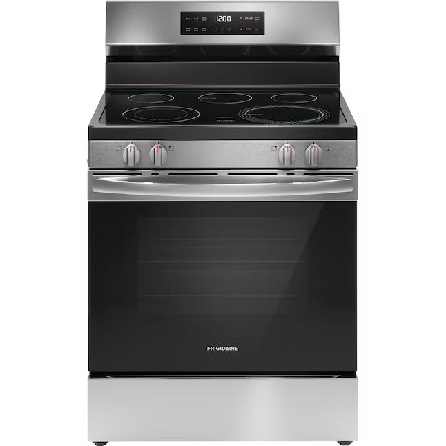 Frigidaire 30" Electric Range with EvenTemp™ Cooktop – 5.3 Cu. Ft. Stainless Steel